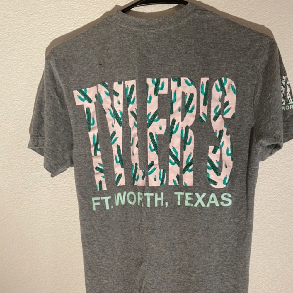 Cactus Tyler’s tee shirt